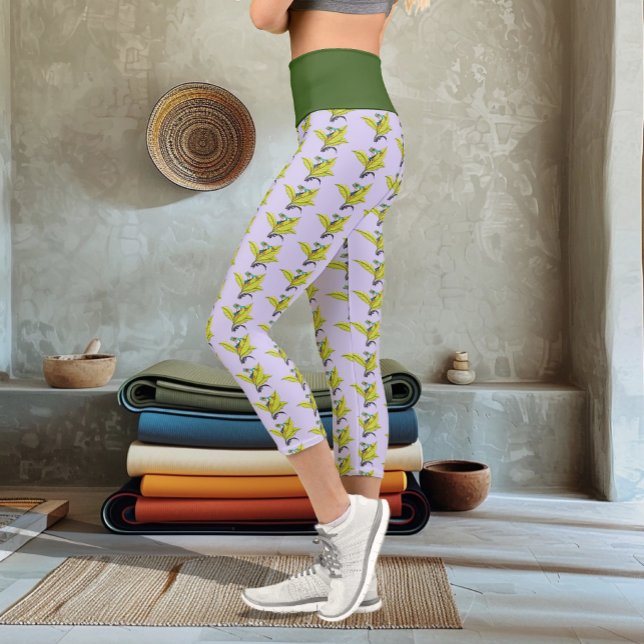 Leggings Capri Rana de árbol de ojos rojos (Subido por el creador)