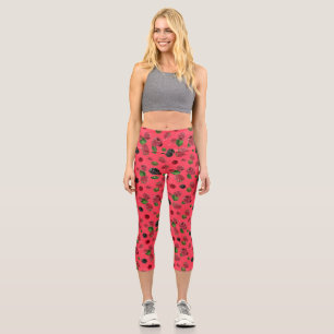 Leggings Capri Raspberry