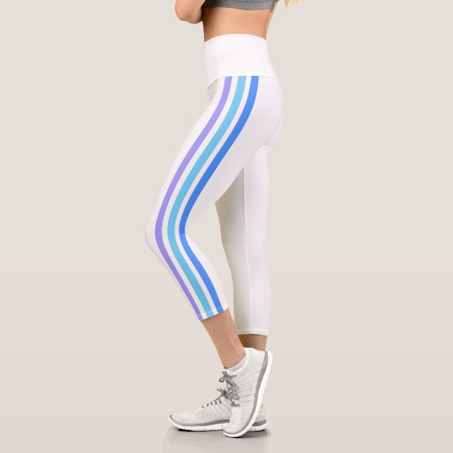 Leggings Capri Rayas de colores (Izquierda)