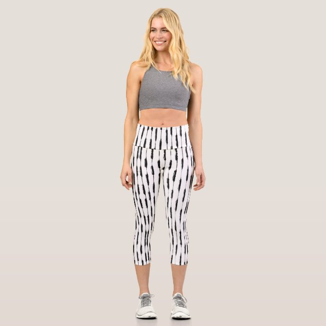 Leggings Capri Rayas entintadas (Anverso)