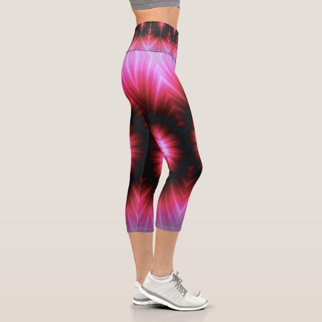 Leggings Capri rayo rosa (Derecha)