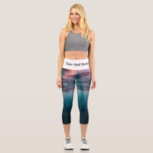 Leggings Capri rayos de sol bajo el agua