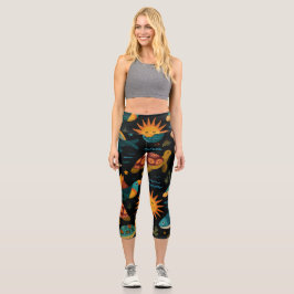 Leggings Capri Regalo de Capris de cintura alta Ocean Mood