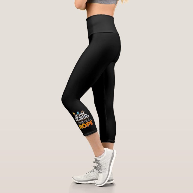 Leggings Capri Reglas de Supervivencia - Siempre Hay Esperanza (Izquierda)