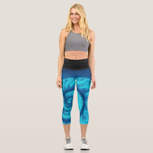 Leggings Capri Remolino Azur