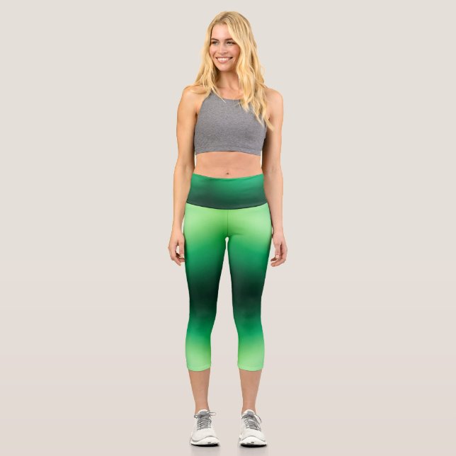 Leggings Capri Respiración de Jade (Anverso)