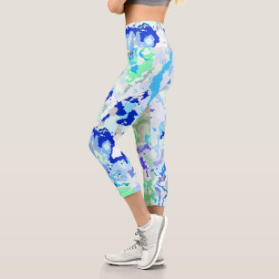 Leggings Capri Resumen colorido