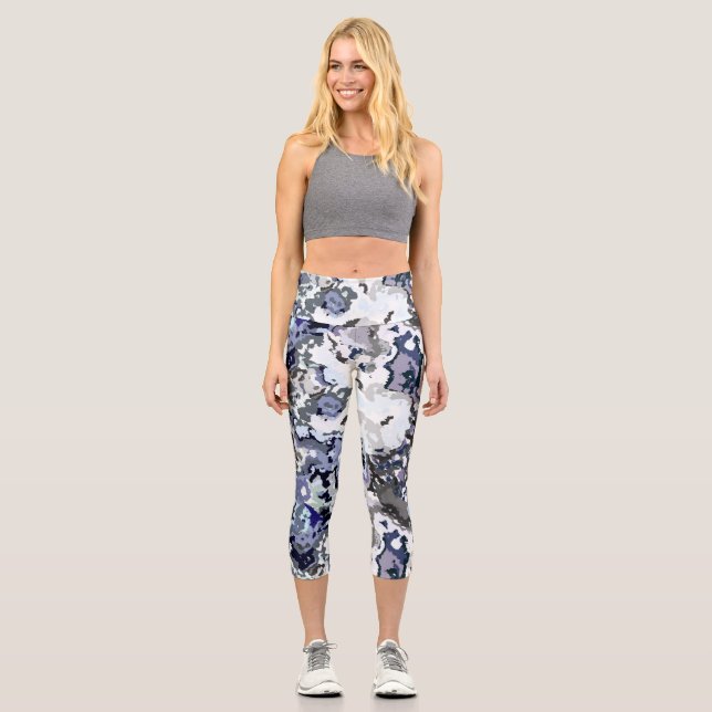 Leggings Capri Resumen colorido (Anverso)