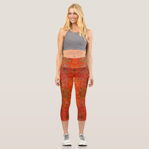 Leggings Capri Resumen de muestras hermosas