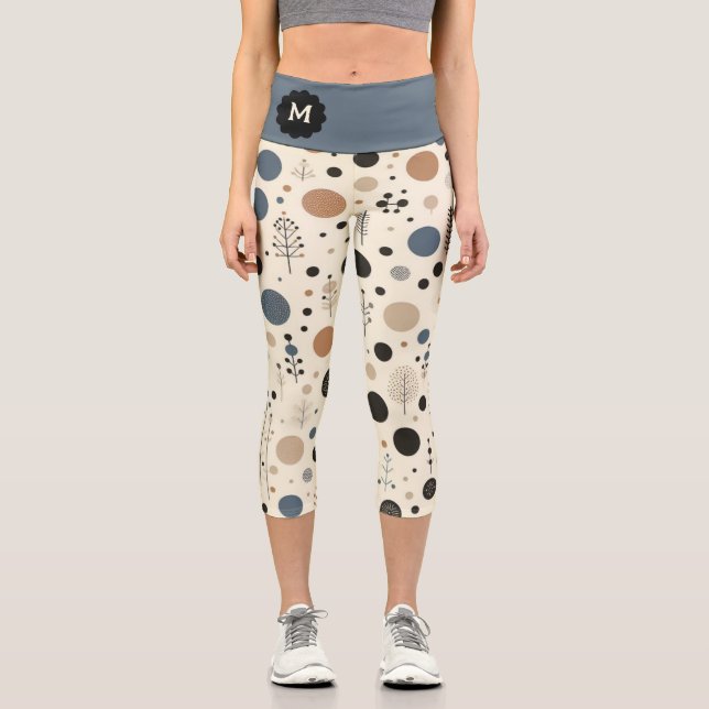 Leggings Capri Resumen de Woodland (Anverso)