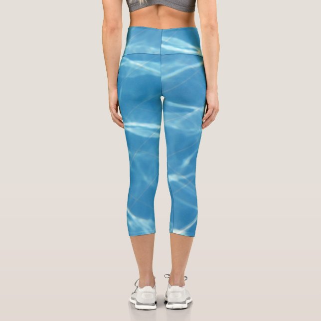 Leggings Capri Resumen | Zazzle_Growshop. (Reverso )