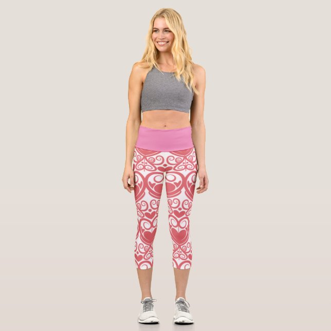 Leggings Capri Resumen | Zazzle_Growshop. (Anverso)