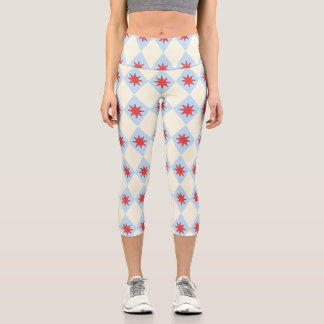 Leggings Capri Retro Funhaus Estrella de Diamante de Circo