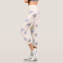 Leggings Capri Retro Peach Graduation