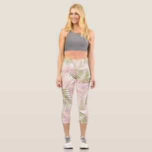 Leggings Capri Retro tropical #8 (Vibes de playa) #palmeras #deco