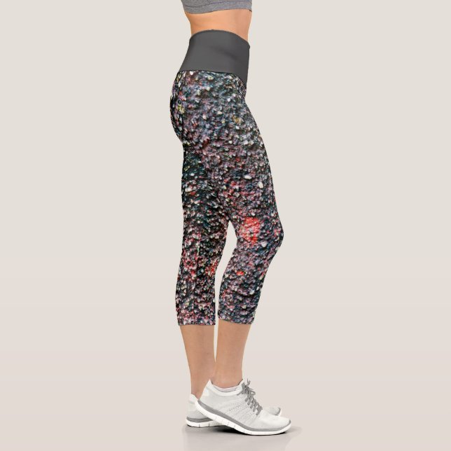 Leggings Capri revuelo de craneana (Derecha)