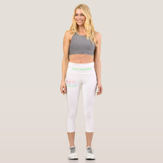 Leggings Capri Rezar por niños seguros