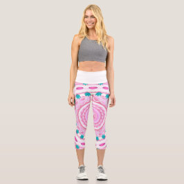 Leggings Capri RMdesignflo55 Capris de alto rendimiento