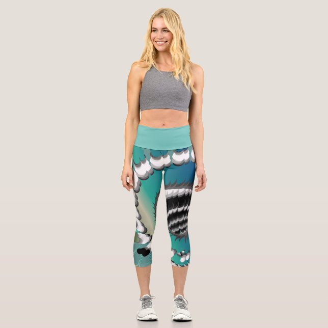 Leggings Capri RMdesignflo55 Capris de alto rendimiento (Anverso)