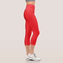 Leggings Capri Rojo