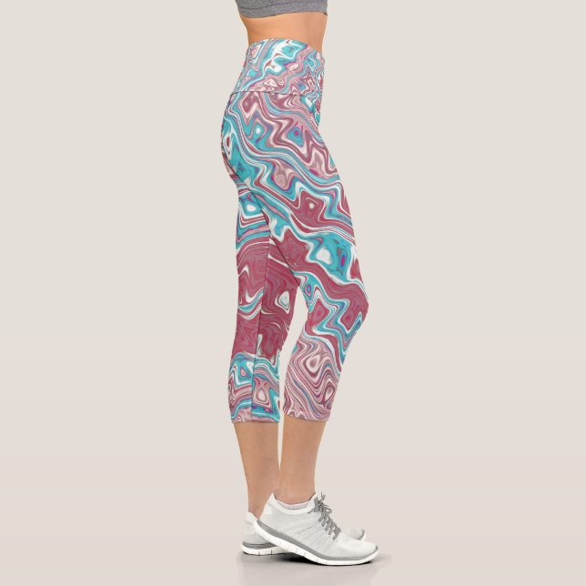 Leggings Capri Rojo y azul (Derecha)
