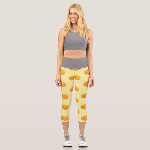 Leggings Capri Rondeles de Queso Gouda Gastronomía Dutch Foodie
