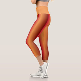 Leggings Capri Ropa de activación de banda de apertura