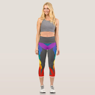 Leggings Capri Ropa de piernas Capris para mujeres adultas