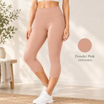 Ropa deportiva de color sólido rosa polvo