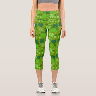Leggings Capri Ropas verdes, Ropas afortunadas, Día de San Patric
