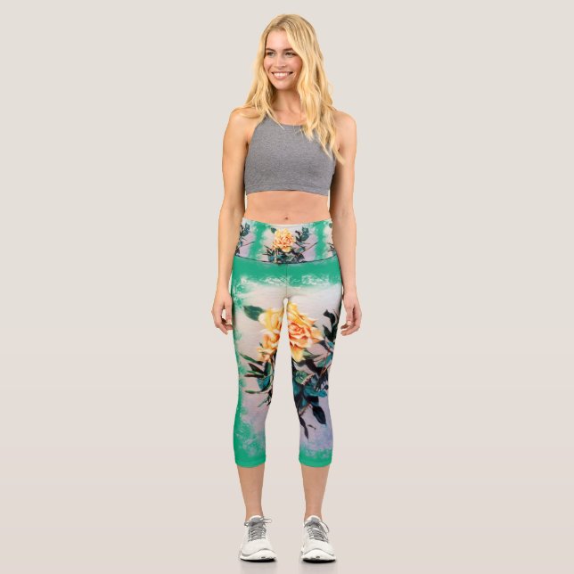 Leggings Capri Rosa (Anverso)
