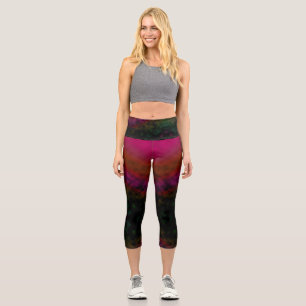 Leggings Capri Rosa Brasa Desvanecer