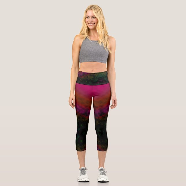 Leggings Capri Rosa Brasa Desvanecer (Anverso)