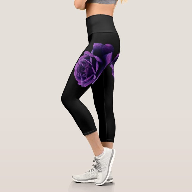 Leggings Capri Rosa de amor (Izquierda)