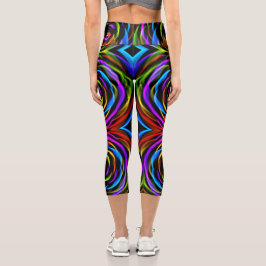 Leggings Capri Rosa de amor
