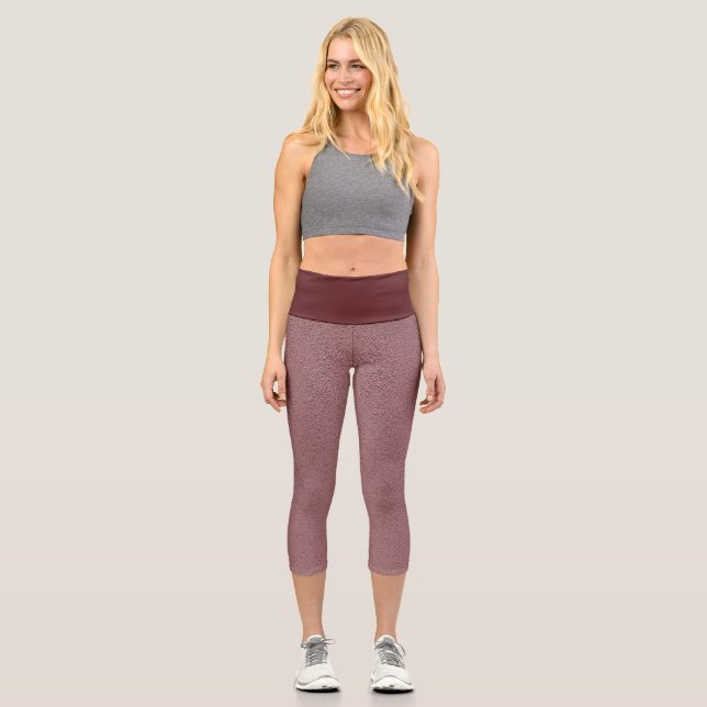 Leggings Capri Rosa Mess (Anverso)