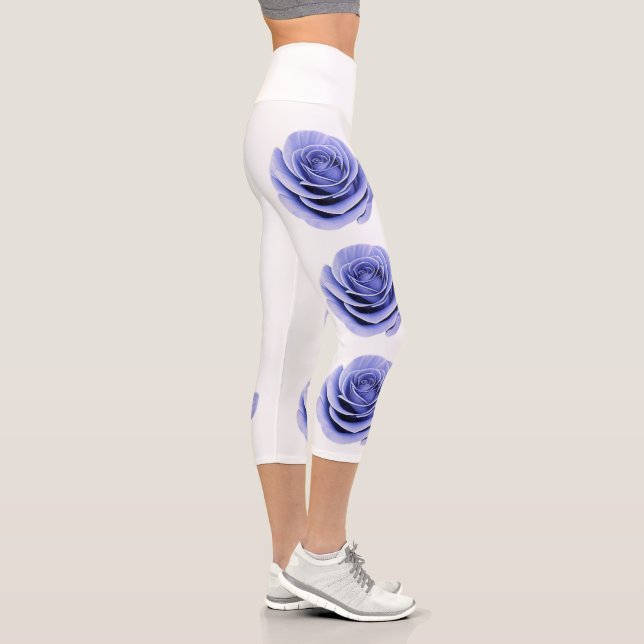 Leggings Capri Rosa Púrpura (Derecha)
