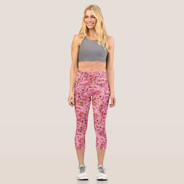 Leggings Capri Rosa rosa (Anverso)