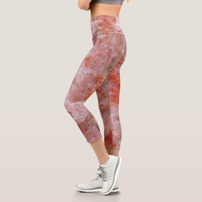 Leggings Capri Rosa Rosa Rosa Rosa Quartz (Izquierda)