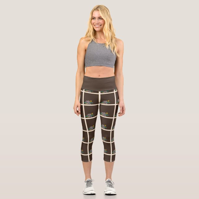 Leggings Capri Rosa Toffee (Anverso)