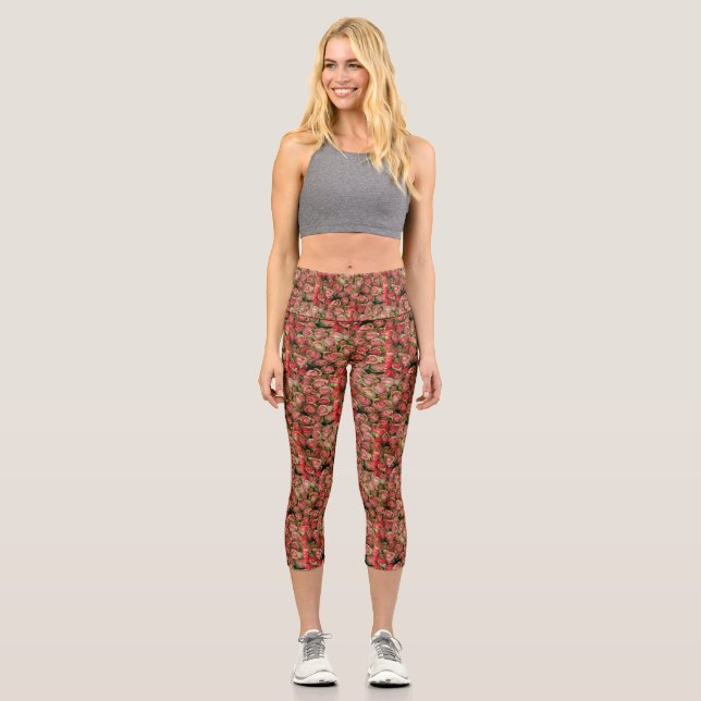 LEGGINGS CAPRI ROSAS (Anverso)