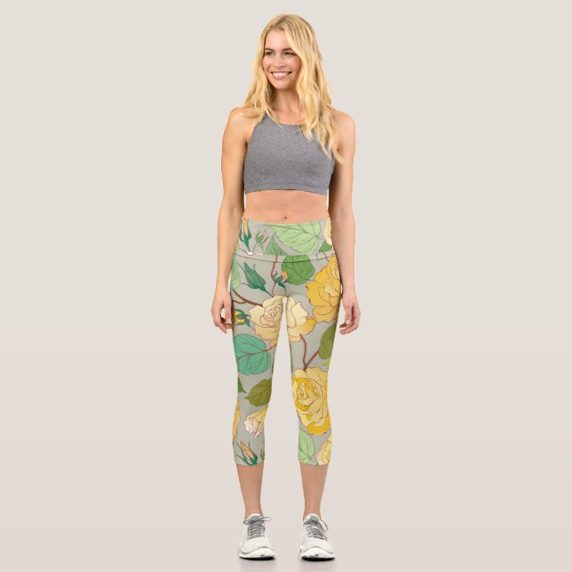 LEGGINGS CAPRI ROSAS 1 (Anverso)