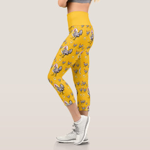 Leggings Capri Roseanne Chicken - Funny Roseanne Rooster y Egg