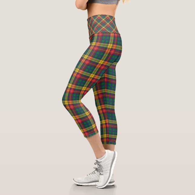 Leggings Capri Rustic Plaid Buchanan Tartan (Izquierda)