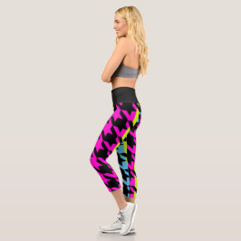 Leggings Capri S.K. Toothy Neon