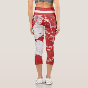 Leggings Capri Sakura flor de cerezo japonesa estampa floral asiá