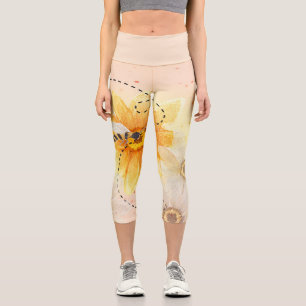Leggings Capri Salvar a la abeja de miel