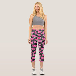 Leggings Capri sandía