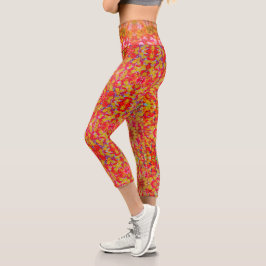 Leggings Capri Sangria Tone