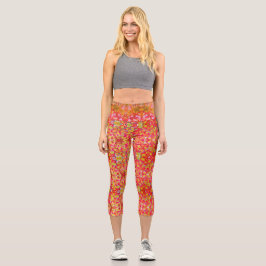 Leggings Capri Sangria Tone